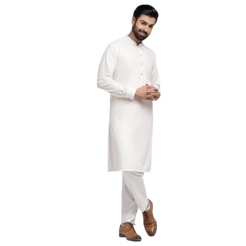WHITE KAMEEZ SHALWAR