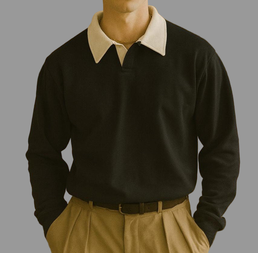 Retro Core Sweatshirt - Black