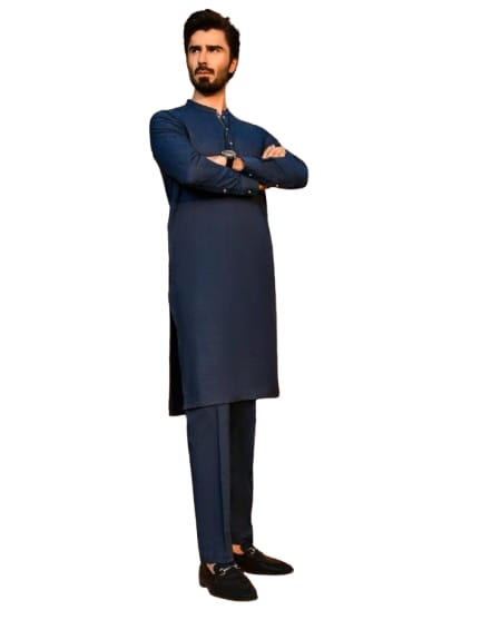 BLUE KAMEEZ SHALWAR