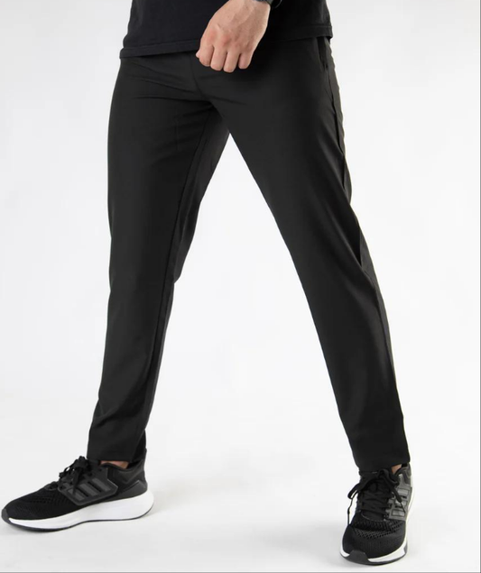 The Perfect Black Fitted Trouser