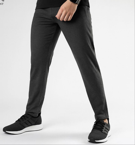 The Perfect Charcoal Fitted Trouser