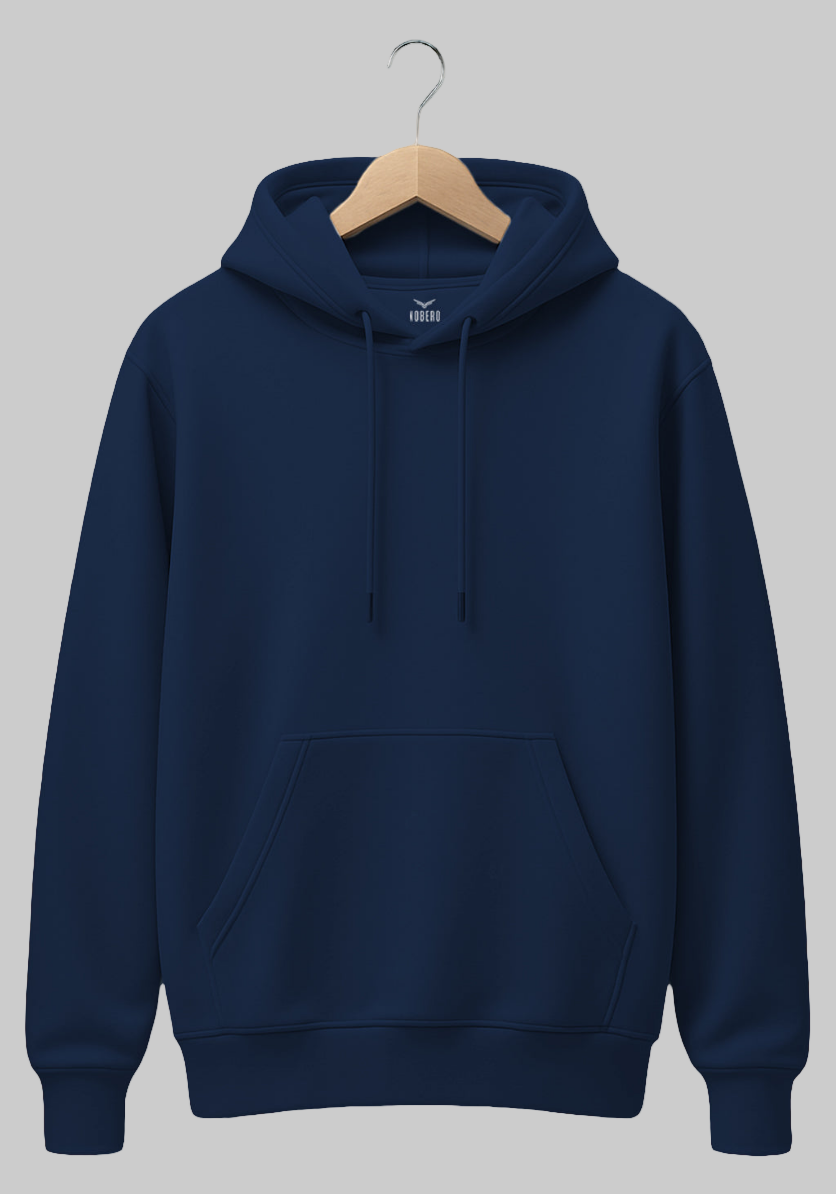 Premium Neavy Blue plain hoodie