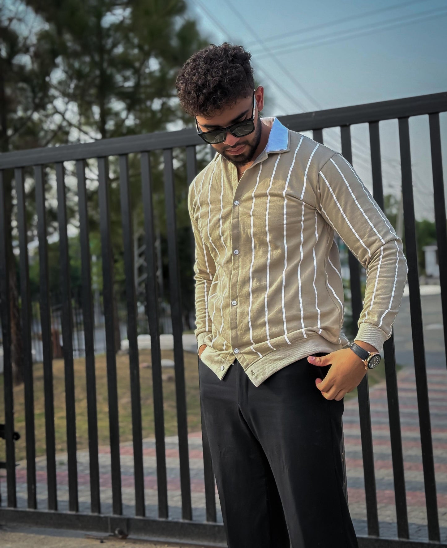 Classic Old Money Shirt - Beige