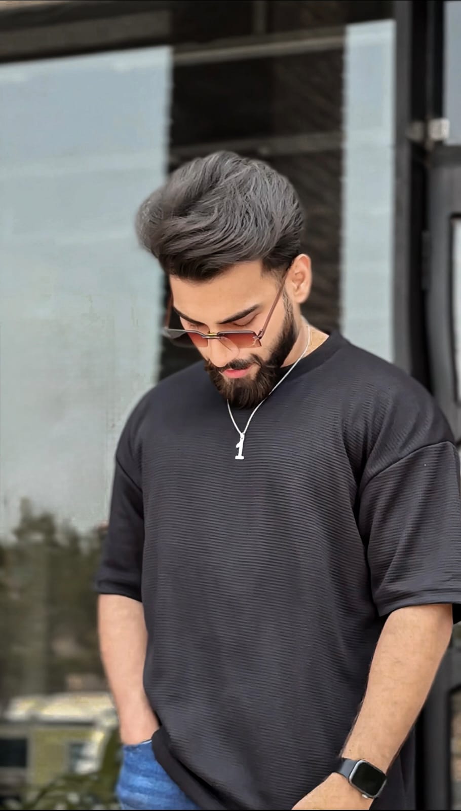 𝗕𝗹𝗮𝗰𝗸 - 𝗪𝗮𝗳𝗳𝗹𝗲 𝗞𝗻𝗶𝘁 𝗗𝗿𝗼𝗽 𝘀𝗵𝗼𝘂𝗹𝗱𝗲𝗿